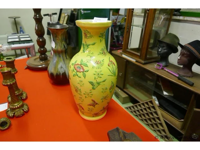 Chinese vaas in kermamiek - afbeelding 1 van  1