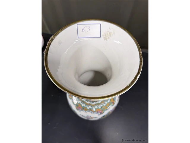 Chinese vaat 45 cm hoog - met stempel onderkant - afbeelding 2 van  4