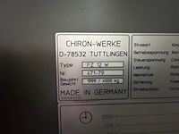 Chiron fz 12 w verticaal bewerkingscentrum - afbeelding 4 van  9