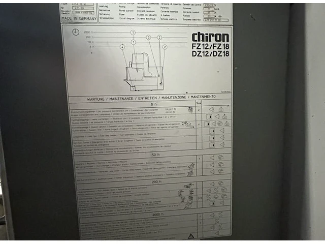 Chiron fz 12 w verticaal bewerkingscentrum - afbeelding 5 van  9