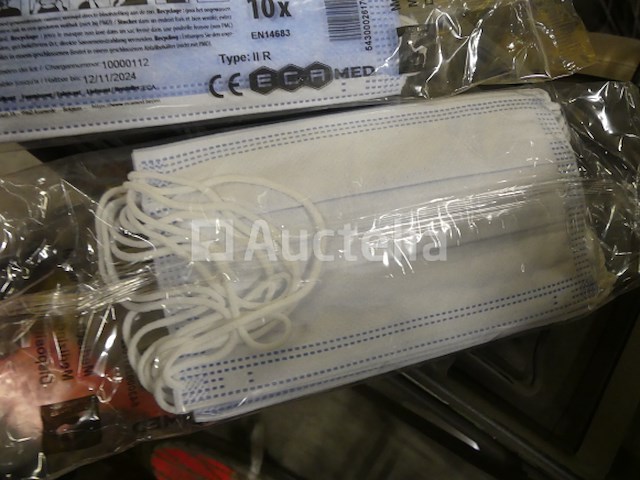 Chirurgische maskers (grote hoeveelheid) ecamed - afbeelding 2 van  9