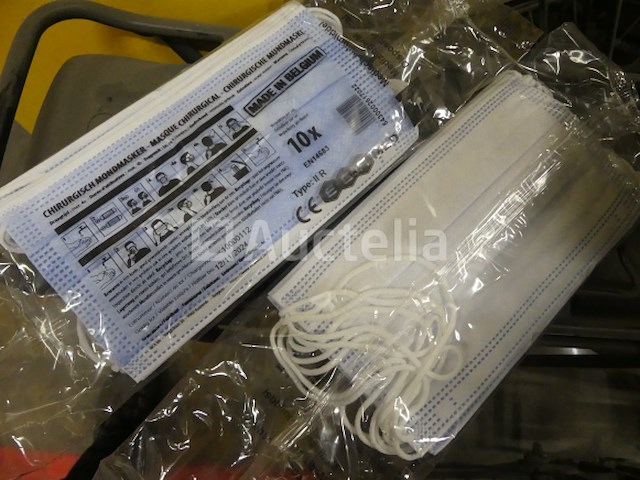 Chirurgische maskers (grote hoeveelheid) ecamed - afbeelding 3 van  9