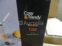 Chocoladefondue - porselein - ø 11,5cm - gezellig&trendy wit - afbeelding 2 van  3