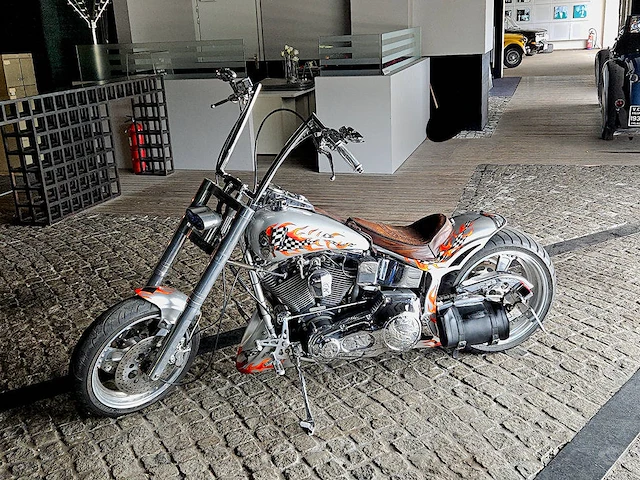 Chopper custom harley (marge) - afbeelding 1 van  1