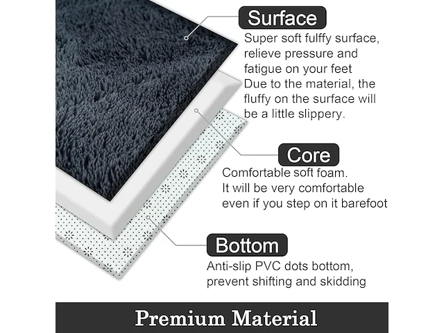 Choshome vloerkleed voor woonkamer - afbeelding 2 van  4