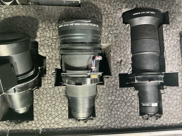 Christie mirage s+ lot van lenzen voor beamer - afbeelding 3 van  12