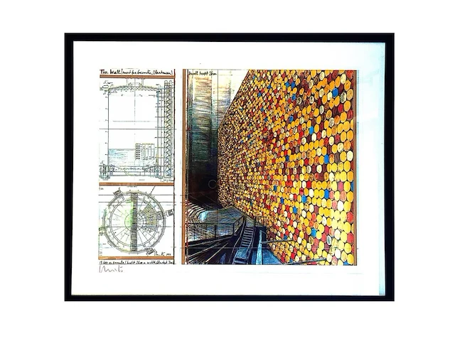 Christo - the wall - gesigneerd - afbeelding 1 van  1