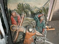 Christus kruistocht in plaaster beelden - afbeelding 4 van  6