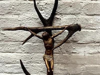 Christus op gewei h:40 cm - afbeelding 1 van  2