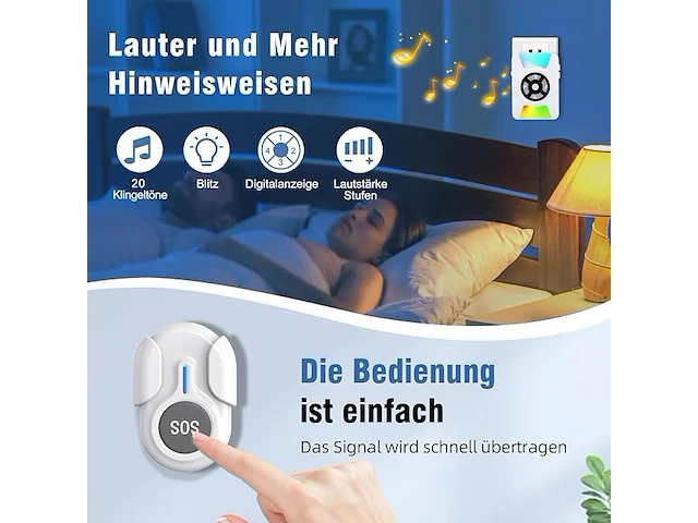 Chunhee noodoproepknop voor senioren - afbeelding 2 van  7