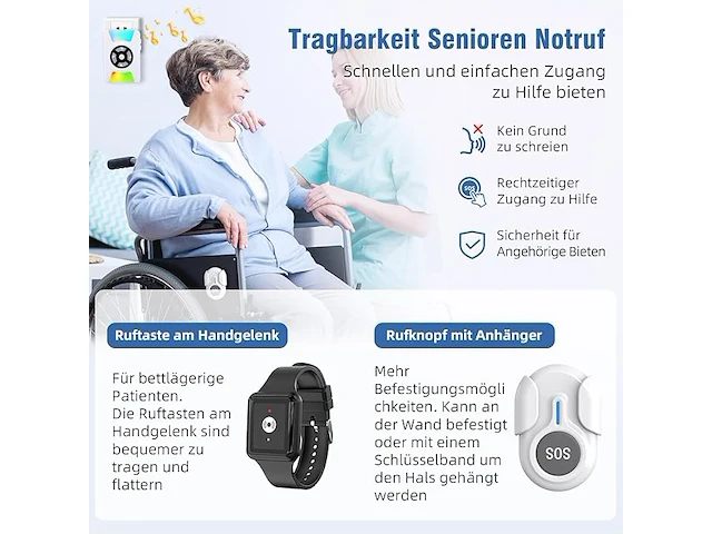 Chunhee noodoproepknop voor senioren - afbeelding 6 van  7