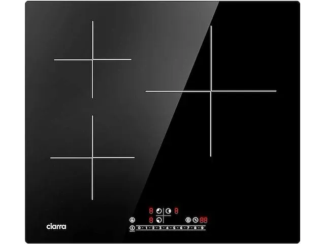 Ciarra cbbih3b 3 kookzones inductiekookplaat - afbeelding 1 van  6