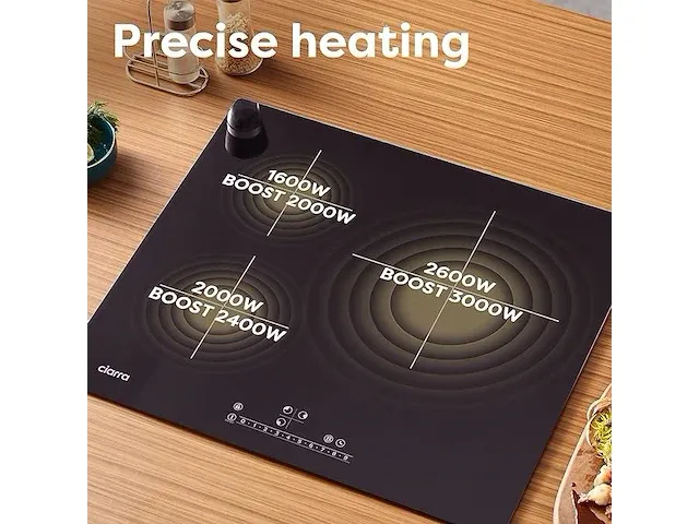 Ciarra cbbih3b 3 kookzones inductiekookplaat - afbeelding 3 van  6