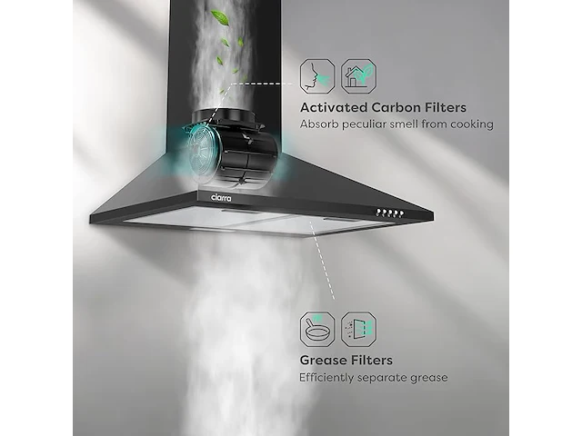 Ciarra cbcb6201 afzuigkap - afbeelding 4 van  5