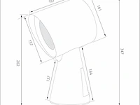 Ciarra cbphb01 mini desktop afzuigkap 11.5kw/h 2 snelheden - afbeelding 3 van  4