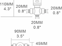 Ciencia g1 / 2 thermostatische 3-wegkraan - afbeelding 2 van  4