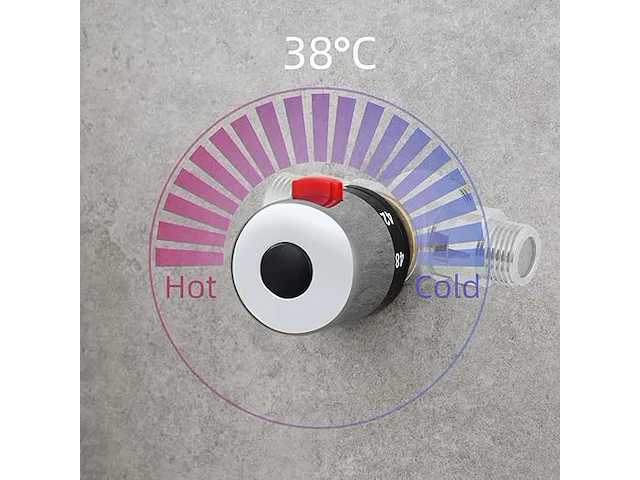 Ciencia g1 / 2 thermostatische 3-wegkraan - afbeelding 4 van  4