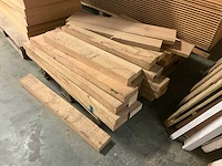 Circa 1 kuub diverse eiken balken - afbeelding 5 van  5