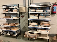 Circa 165 diverse kunststof en fineer afwerkstrips - afbeelding 1 van  16