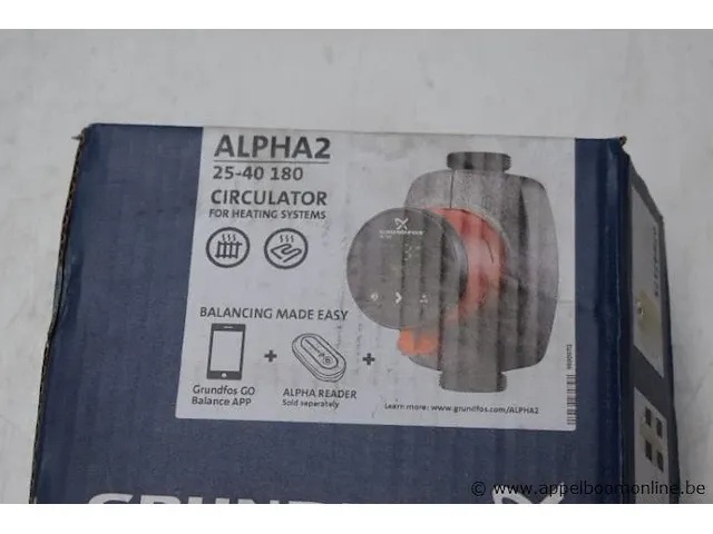 Circulatiepomp grundfos alpha2 25-40 180 - afbeelding 2 van  2