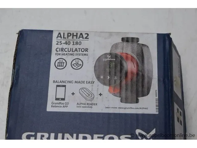 Circulatiepomp grundfos alpha2 25-40 180 - afbeelding 2 van  2
