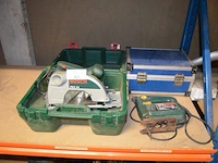 Cirkelzaag bosch pks54 in koffer, wipzaag bosch pst 50-e - afbeelding 1 van  7