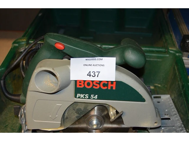 Cirkelzaag bosch pks54 in koffer, wipzaag bosch pst 50-e - afbeelding 2 van  7