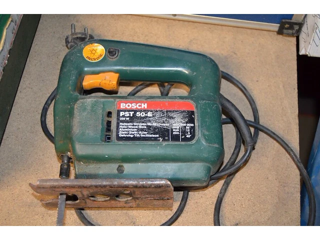 Cirkelzaag bosch pks54 in koffer, wipzaag bosch pst 50-e - afbeelding 7 van  7