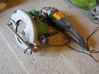 Cirkelzaag hitachi + haakse slijper propower - afbeelding 1 van  4