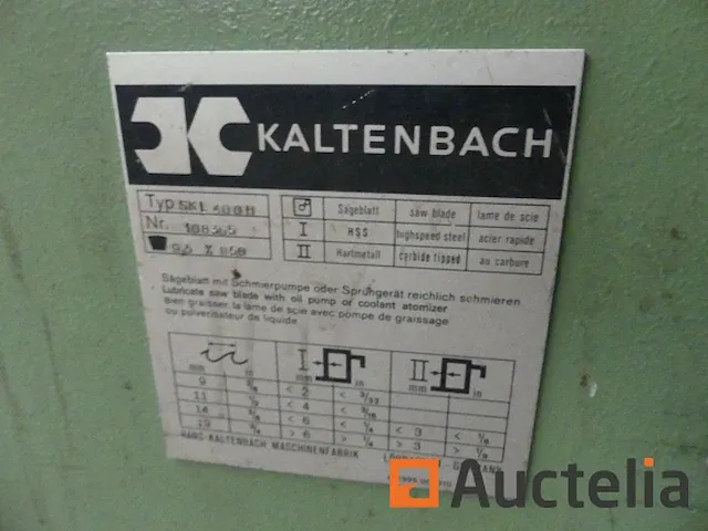 Cirkelzaag kaltenbach skl 400h - afbeelding 7 van  14