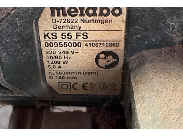 Cirkelzaag metabo - afbeelding 5 van  5