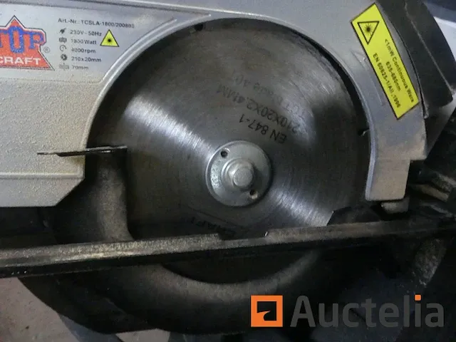 Cirkelzaag topcraft tcsla-1800, schuurmachine powerplus powxo460 - afbeelding 6 van  12