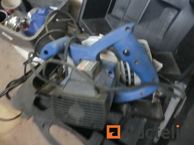 Cirkelzaag topcraft tcsla-1800, schuurmachine powerplus powxo460 - afbeelding 11 van  12