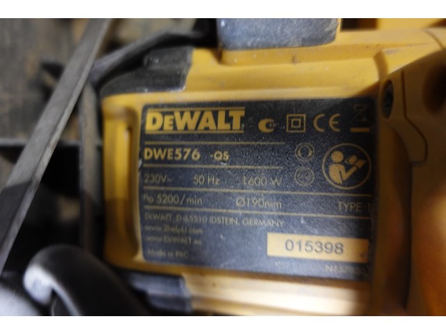 Cirkelzaagmachine dewalt - afbeelding 3 van  3
