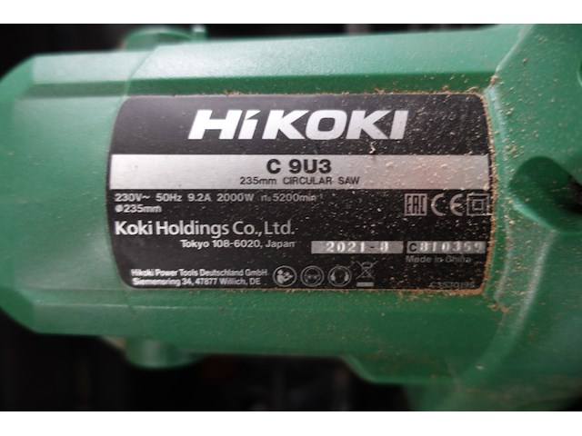 Cirkelzaagmachine hitachi - afbeelding 2 van  2