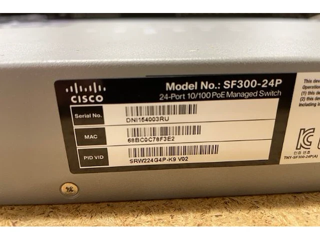 Cisco switch - afbeelding 3 van  3