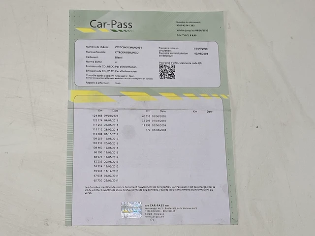 Citroën berlingo - vf7gc9hxc8n002034 - 2008 - afbeelding 18 van  19