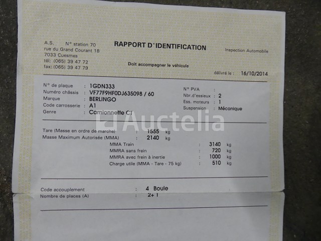 Citroën berlingo bestelwagen (2013-55.041 km) - afbeelding 27 van  33