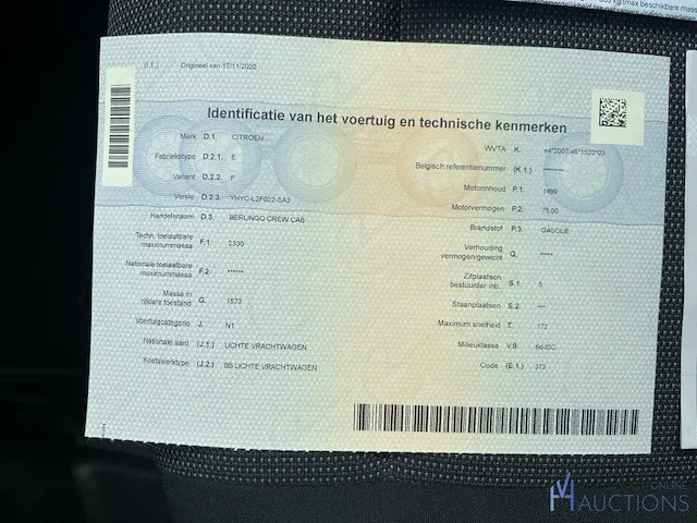 Citroën berlingo crew cab - 2020 - afbeelding 3 van  12