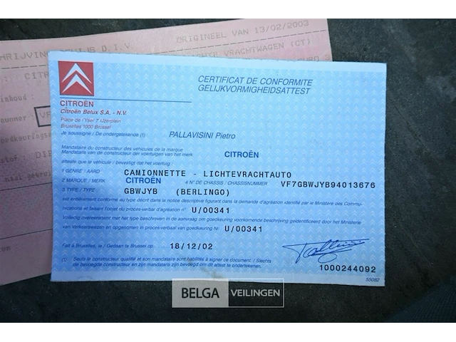 Citroën berlingo lichte vrachtwagen - afbeelding 20 van  20