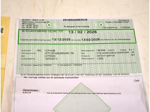 Citroen berlingo – vf77j5fk0bj805446 – 2012 - afbeelding 11 van  19