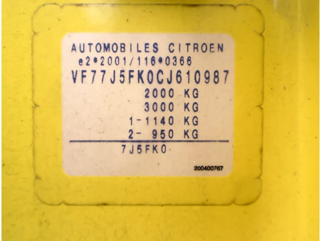 Citroen berlingo – vf77j5fk0cj610987 – 2012 - afbeelding 5 van  16