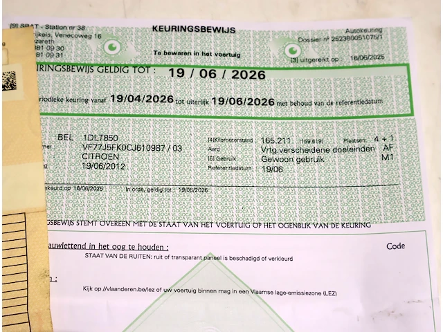 Citroen berlingo – vf77j5fk0cj610987 – 2012 - afbeelding 8 van  16