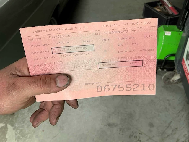 Citroën c5 - 2003 - afbeelding 17 van  25