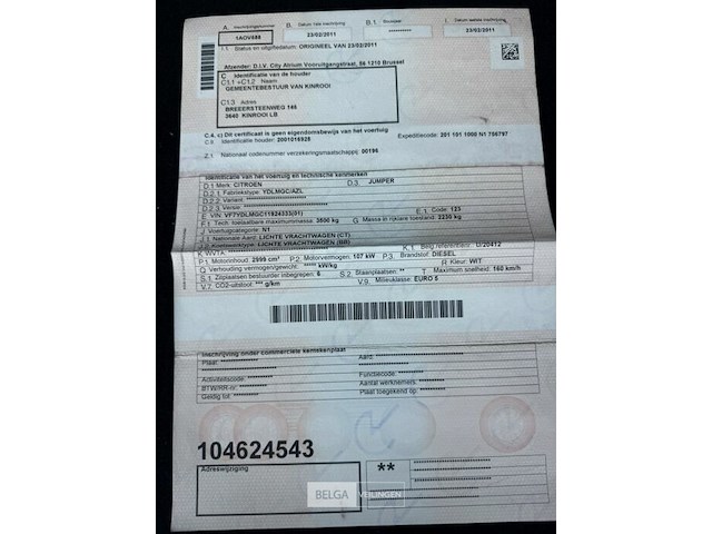 Citroën jumper - afbeelding 21 van  21