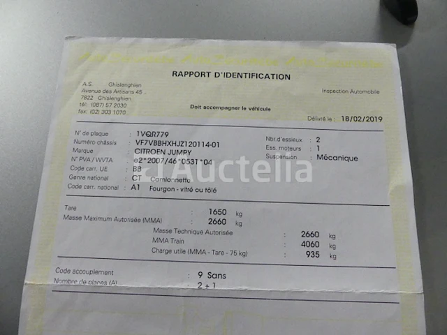 Citroën springerig bedrijfsvoertuig - vin vf7vbbhxhjz120114 - afbeelding 19 van  26