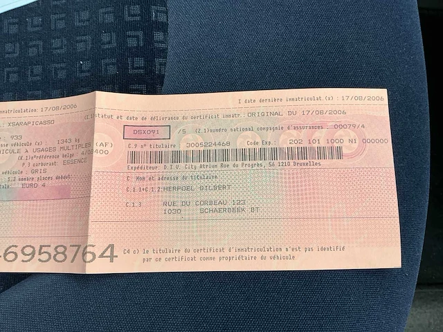 Citroën xsara picasso uit 2006 - afbeelding 58 van  61