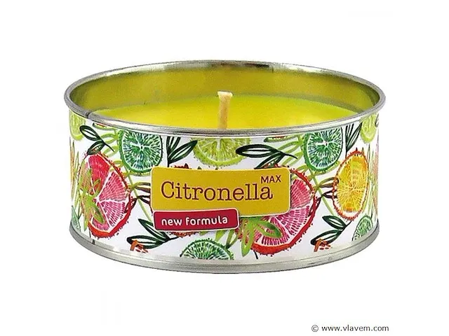 Citronella kaarsen 165gr 4,5*10cm mix 48 stuks - afbeelding 1 van  1