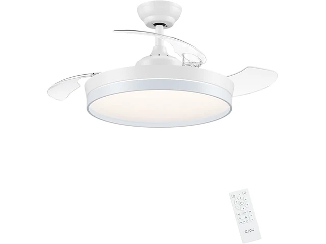 Cjoy plafondventilator met licht (107 cm) - afbeelding 1 van  7