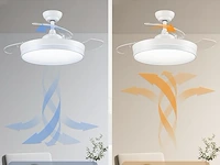 Cjoy plafondventilator met licht (107 cm) - afbeelding 4 van  7